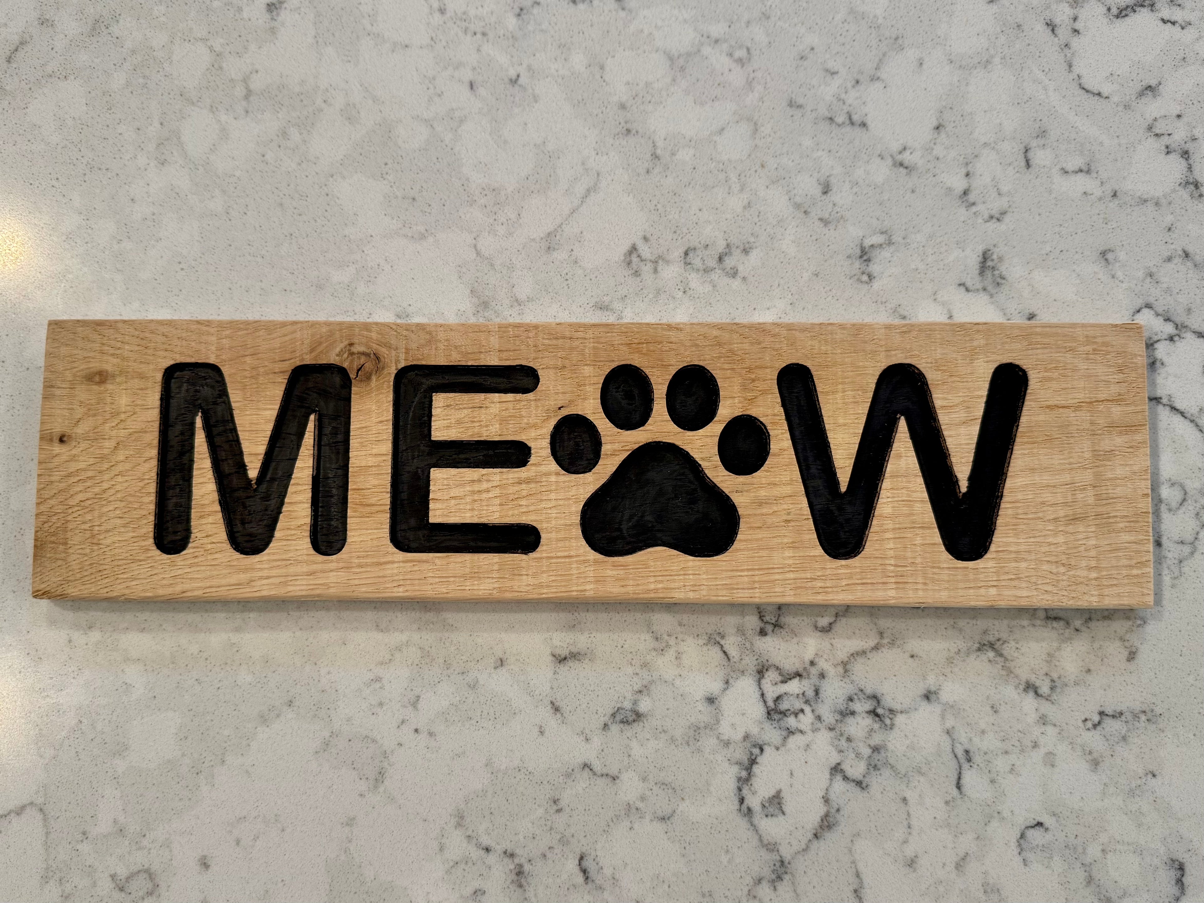 Pet Themed Sign - Meow
