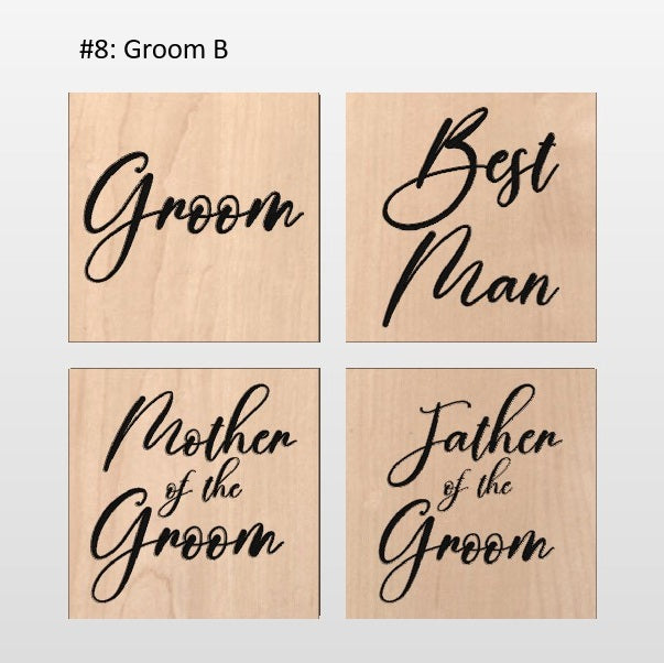 Hardwood Coaster 4 packs