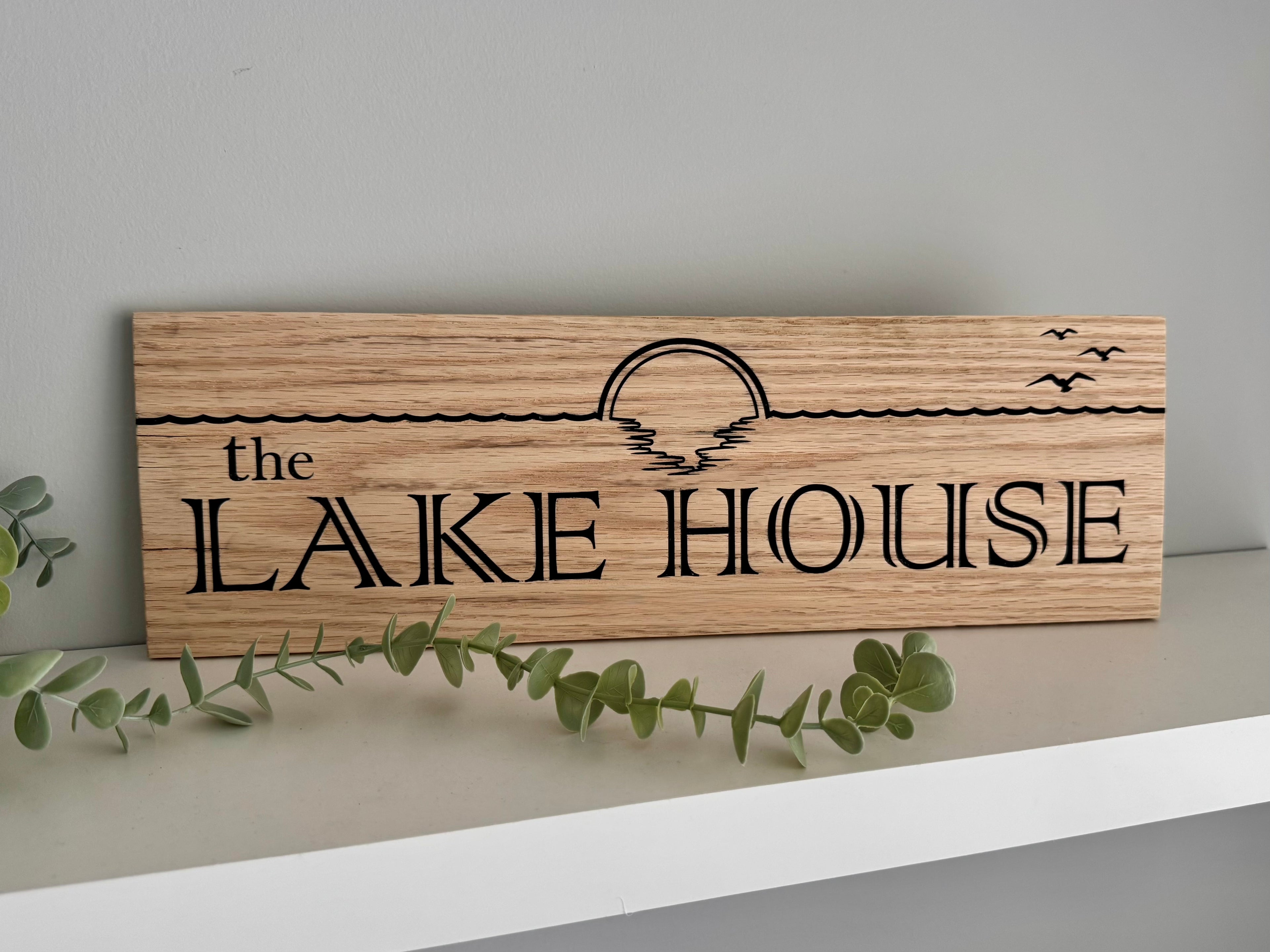 Lake House sign