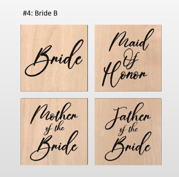 Hardwood Coaster 4 packs