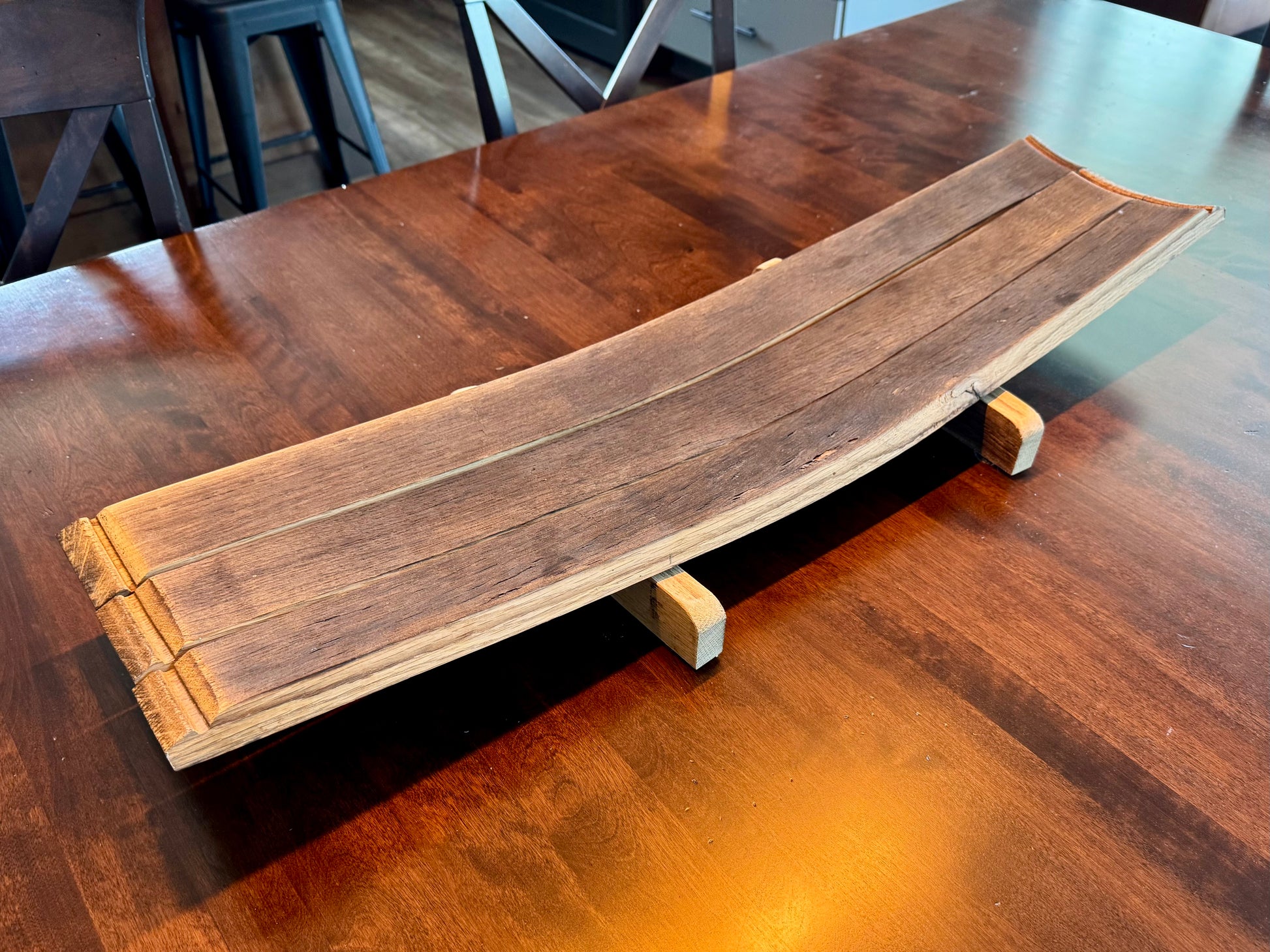 Barrel Stave Centerpiece