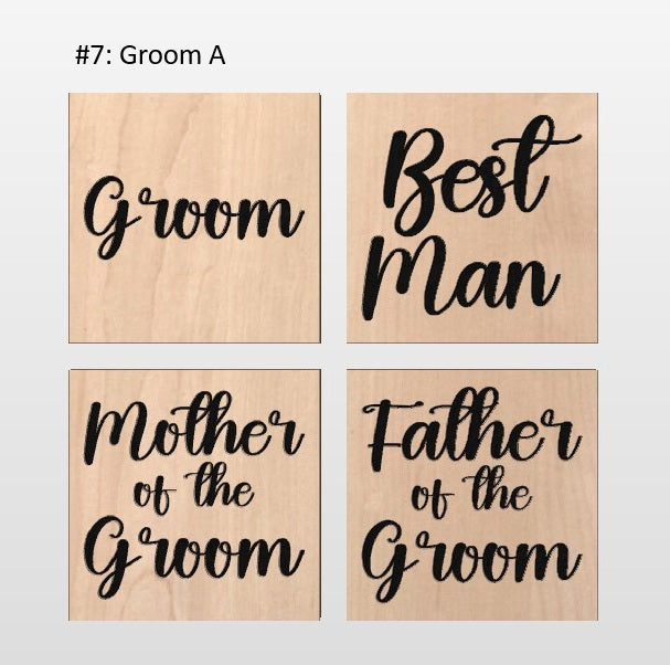 Hardwood Coaster 4 packs