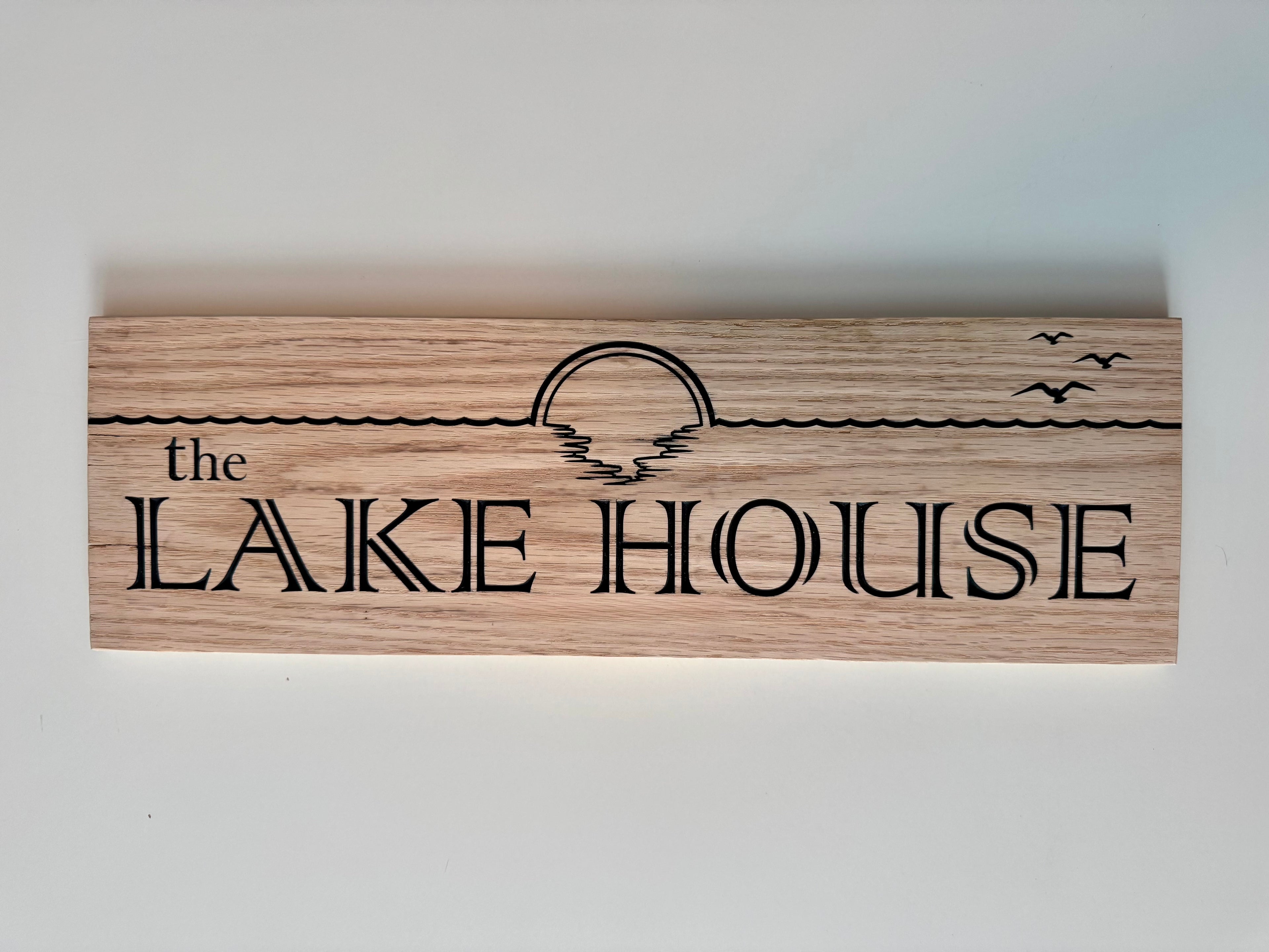 Lake House sign